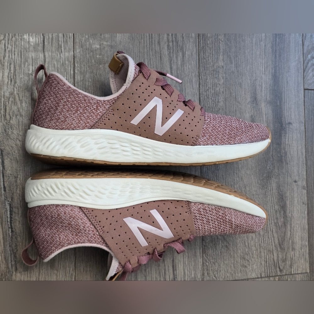 New Balance Fresh Foam Sport Womens Size 8 Pink White - Picture 5 of 8